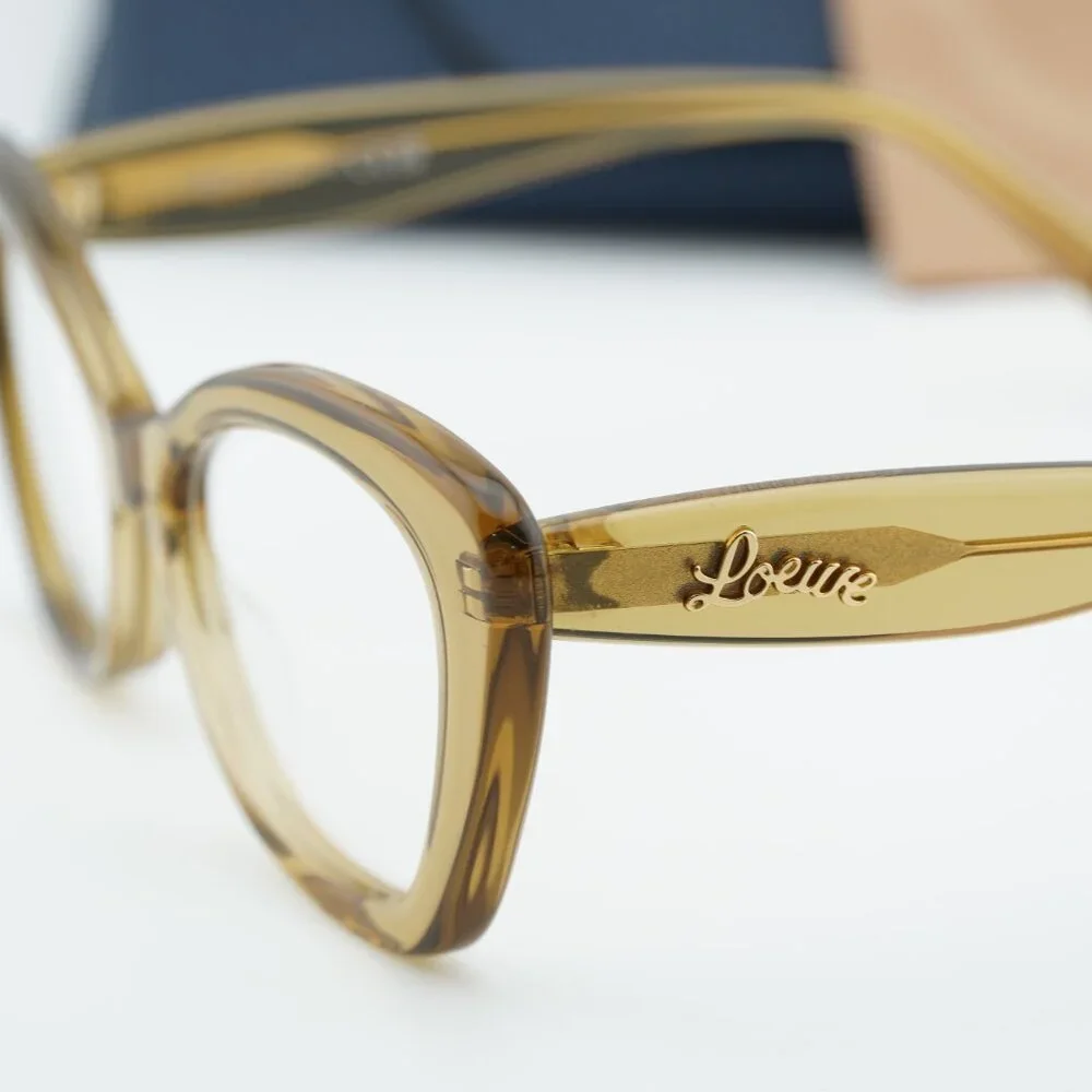 Loewe LW50067I 096 Cat Eye Eyeglasses - Glossy Green 52mm